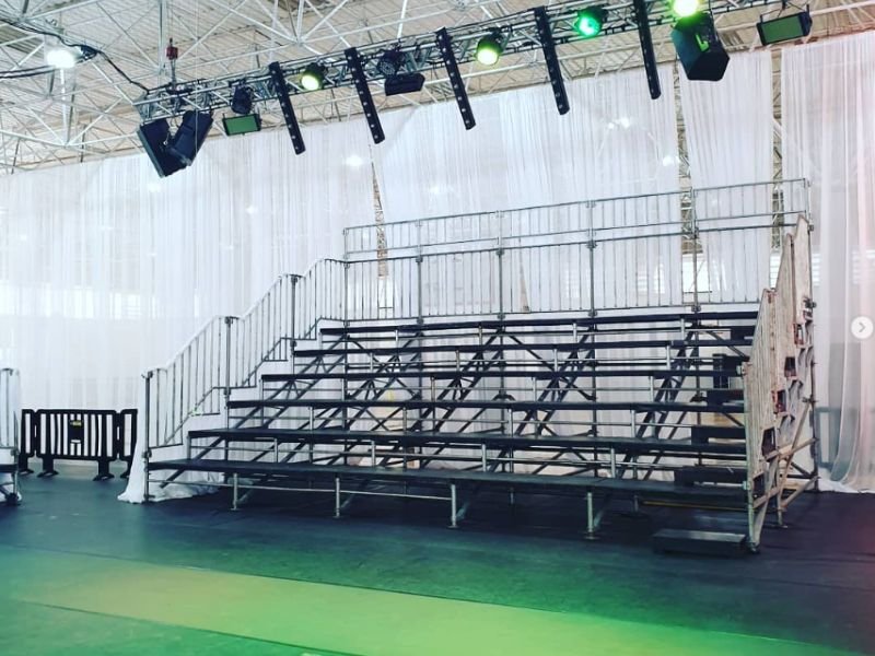 Locação de Arquibancadas para Eventos em Curitiba Conforto Garantido